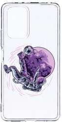 Husa Bestcase comp cu Xiaomi Redmi Note 10 4G Astronaut Football 2MM Soft Silicon prot cam T 833 