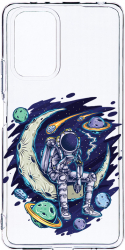 Husa Bestcase comp cu Xiaomi Redmi Note 10S Astronaut On Moon 2MM Soft Silicon prot cam T 1002 