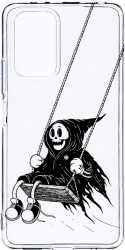 Husa Bestcase comp cu Xiaomi Redmi Note 10 Pro Death Swinging 2MM Soft Silicon prot cam T 1063 