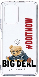 Husa Bestcase comp cu Xiaomi Redmi Note 10 Pro Max Do It Now Teddy 2MM Soft Silicon prot cam T 928 