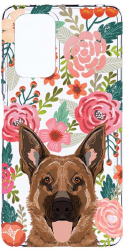 Husa Bestcase comp cu Xiaomi Redmi Note 10 4G Dog and Flowers 2MM Soft Silicon prot cam T 636 