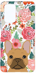 Husa Bestcase comp cu Xiaomi Redmi Note 10S Dog and Flowers 2MM Soft Silicon prot cam T 637 