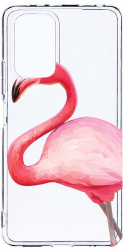 Husa Bestcase comp cu Xiaomi Redmi Note 10 Pro Max Flamingo 2MM Soft Silicon prot cam T 55 