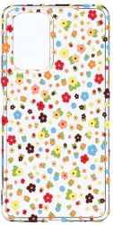 Husa Bestcase comp cu Xiaomi Redmi Note 10S Happy Little Flowers 2MM Soft Silicon prot cam T 501 