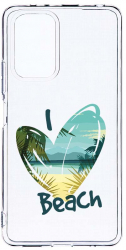 Husa Bestcase comp cu Xiaomi Redmi Note 10S I Love Beach 2MM Soft Silicon prot cam T 835 