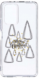 Husa Bestcase comp cu Xiaomi Redmi Note 10 Pro Max Minimalist Merry Christmas 2MM Soft Silicon prot cam T 870 