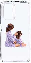 Husa Bestcase comp cu Xiaomi Redmi Note 10S Princesses Gril Mom 2MM Soft Silicon prot cam T 553 