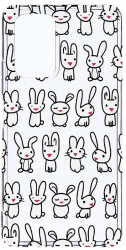 Husa Bestcase comp cu Xiaomi Redmi Note 10S Rabbits 2MM Soft Silicon prot cam T 691 