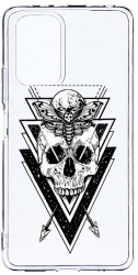 Husa Bestcase comp cu Xiaomi Redmi Note 10S Skull 2MM Soft Silicon prot cam T 191 