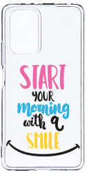 Husa Bestcase comp cu Xiaomi Redmi Note 10 Pro Max Smile At Morning 2MM Soft Silicon prot cam T 47 