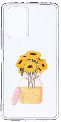 Husa Bestcase comp cu Xiaomi Redmi Note 10S Sun Flower 2MM Soft Silicon prot cam T 639 