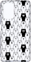 Husa Bestcase comp cu Xiaomi Redmi Note 10 4G Teddy Bear Pattern 2MM Soft Silicon prot cam T 1028 