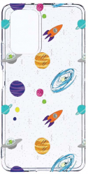 Husa Bestcase comp cu Xiaomi Redmi Note 10S Universe Planets 2MM Soft Silicon prot cam T 466 