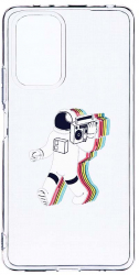 Husa Bestcase comp cu Xiaomi Redmi Note 10S Walk On Moon 2MM Soft Silicon prot cam T 467 