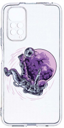 Husa Bestcase comp cu Xiaomi Redmi Note 11s 4G Astronaut Football 2MM Soft Silicon prot cam T 833 