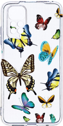 Husa Bestcase comp cu Xiaomi Redmi Note 11s 4G Beautiful Color Butterflies 2MM Soft Silicon prot cam T 992 