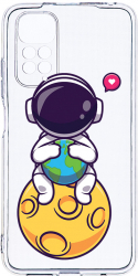 Husa Bestcase comp cu Xiaomi Redmi Note 11s 4G Cute Astronaut 2MM Soft Silicon prot cam T 1022 