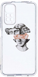 Husa Bestcase comp cu Xiaomi Redmi Note 11s 4G David Statue - Rose 2MM Soft Silicon prot cam T 604 
