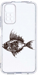 Husa Bestcase comp cu Xiaomi Redmi Note 11 4G Fish 2MM Soft Silicon prot cam T 825 