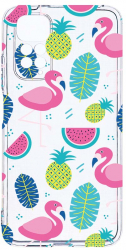 Husa Bestcase comp cu Xiaomi Redmi Note 11 4G Flamingo 2MM Soft Silicon prot cam T 91 