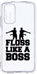 Husa Bestcase comp cu Xiaomi Redmi Note 11s 4G Floss Like A Boss 2MM Soft Silicon prot cam T 765 