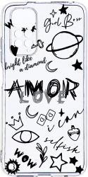 Husa Bestcase comp cu Xiaomi Redmi Note 11s 4G Goth Love 2MM Soft Silicon prot cam T 984 