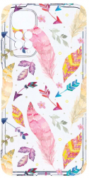 Husa Bestcase comp cu Xiaomi Redmi Note 11s 4G Happy Feathers 2MM Soft Silicon prot cam T 68 