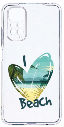 Husa Bestcase comp cu Xiaomi Redmi Note 11 Pro I Love Beach 2MM Soft Silicon prot cam T 835 