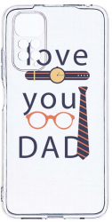 Husa Bestcase comp cu Xiaomi Redmi Note 11s 4G Love You Dad 2MM Soft Silicon prot cam T 795 