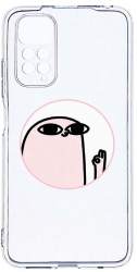Husa Bestcase comp cu Xiaomi Redmi Note 11s 4G Meme 2MM Soft Silicon prot cam T 658 