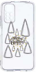 Husa Bestcase comp cu Xiaomi Redmi Note 11s 4G Minimalist Merry Christmas 2MM Soft Silicon prot cam T 870