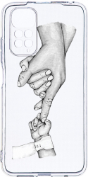 Husa Bestcase comp cu Xiaomi Redmi Note 11s 4G Mother Hand 2MM Soft Silicon prot cam T 958 