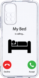 Husa Bestcase comp cu Xiaomi Redmi Note 11s 4G My Bed Is Calling 2MM Soft Silicon prot cam T 945 