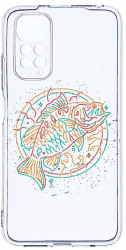 Husa Bestcase comp cu Xiaomi Redmi Note 11s 4G Neon Fish 2MM Soft Silicon prot cam T 798 
