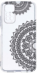 Husa Bestcase comp cu Xiaomi Redmi Note 11s 4G Non Figurative Lace 2MM Soft Silicon prot cam T 64 