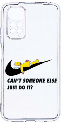 Husa Bestcase comp cu Xiaomi Redmi Note 11s 4G Simpson Just Do It 2MM Soft Silicon prot cam T 751 