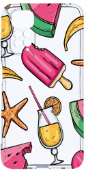 Husa Bestcase comp cu Xiaomi Redmi Note 11s 4G Summer Ornaments 2MM Soft Silicon prot cam T 836