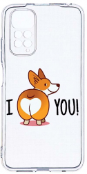 Husa Bestcase comp cu Xiaomi Redmi Note 11s 4G Sweet doggy Emoji 2MM Soft Silicon prot cam T 593 