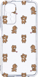 Husa Bestcase comp cu Xiaomi Redmi Note 11s 4G Teddy Bear Pattern 2MM Soft Silicon prot cam T 970 