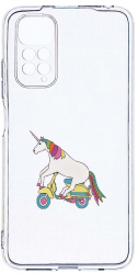 Husa Bestcase comp cu Xiaomi Redmi Note 11 4G Unicorn On The Road 2MM Soft Silicon prot cam T 528 