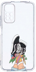 Husa Bestcase comp cu Xiaomi Redmi Note 11s 4G Vans - Gym Shoes 2MM Soft Silicon prot cam T 600 