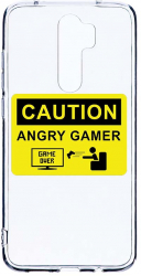 Husa Bestcase comp cu Xiaomi Redmi 9 Angry Gamer 2MM Soft Silicon prot cam T 673 