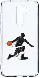 Husa Bestcase comp cu Xiaomi Redmi 9 Basketball 2MM Soft Silicon prot cam T 791 