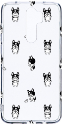 Husa Bestcase comp cu Xiaomi Redmi Note 8 Pro Bulldog Pattern 2MM Soft Silicon prot cam T 1043 