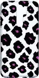 Husa Bestcase comp cu Xiaomi Redmi 9 Burgundy Leopard Pattern 2MM Soft Silicon prot cam T 1040 