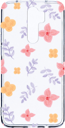 Husa Bestcase comp cu Xiaomi Redmi 9 Flower Pattern 2MM Soft Silicon prot cam T 978 