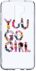Husa Bestcase comp cu Xiaomi Redmi Note 8 Pro Girl Power 2MM Soft Silicon prot cam T 250 