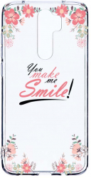 Husa Bestcase comp cu Xiaomi Redmi 9 Make Me Smile 2MM Soft Silicon prot cam T 4 