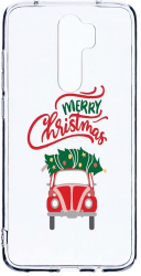 Husa Bestcase comp cu Xiaomi Redmi 9 Merry Xmas 2MM Soft Silicon prot cam T 357 