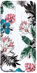 Husa Bestcase comp cu Xiaomi Redmi 9 Pastel Colors - Flowers 2MM Soft Silicon prot cam T 500 